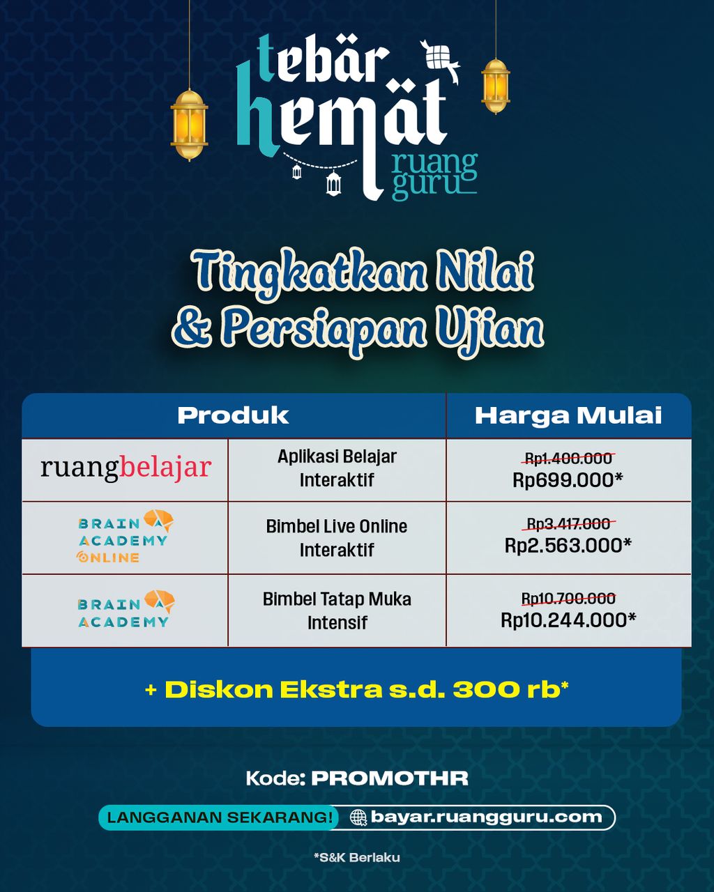 promo persiapan ujian