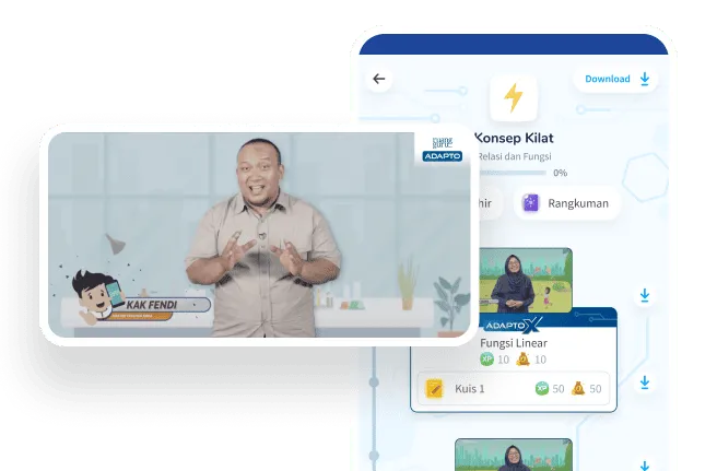 video pembelajaran adaptif