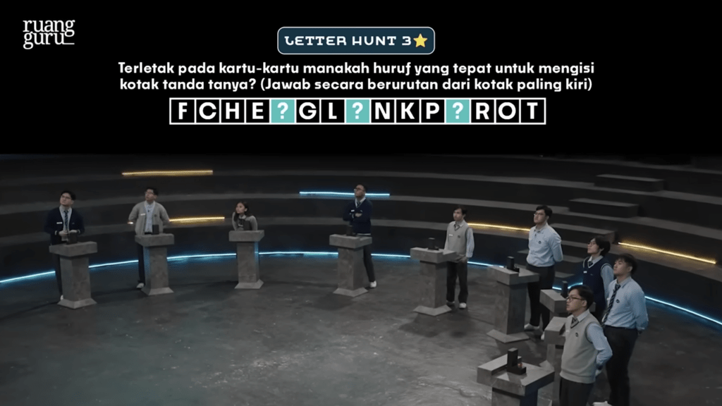 contoh soal letter hunt - coc s2