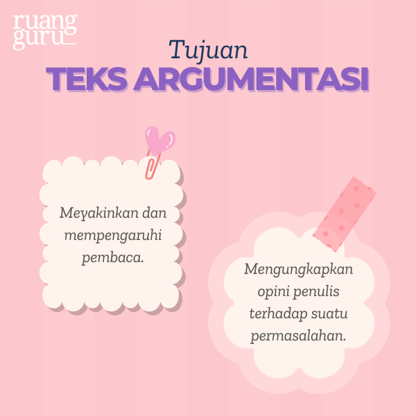 tujuan teks argumentasi