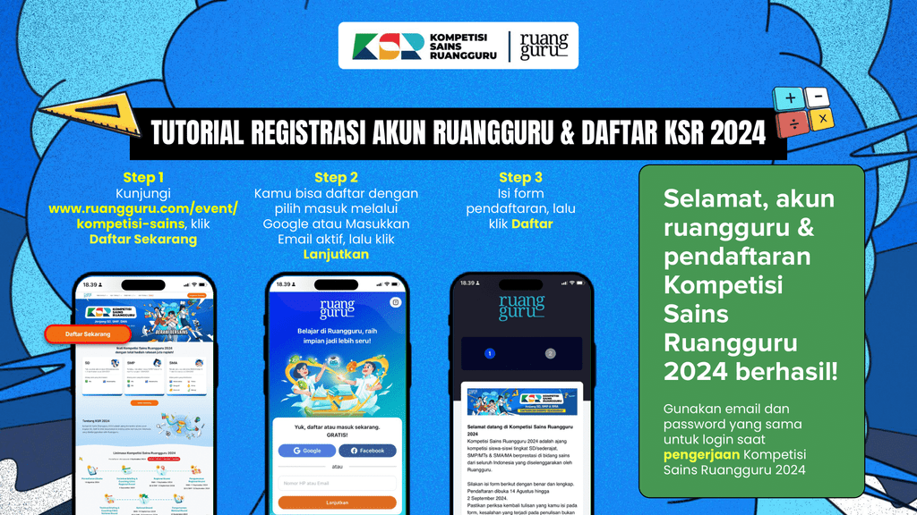 cara daftar KSR 2024