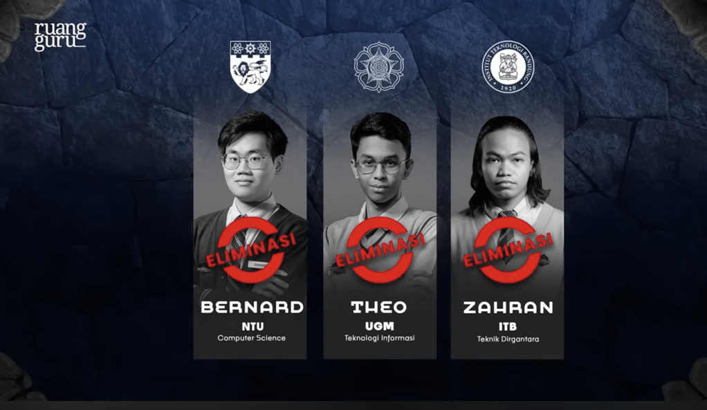 peserta eliminasi top 9 - clash of champions season 2
