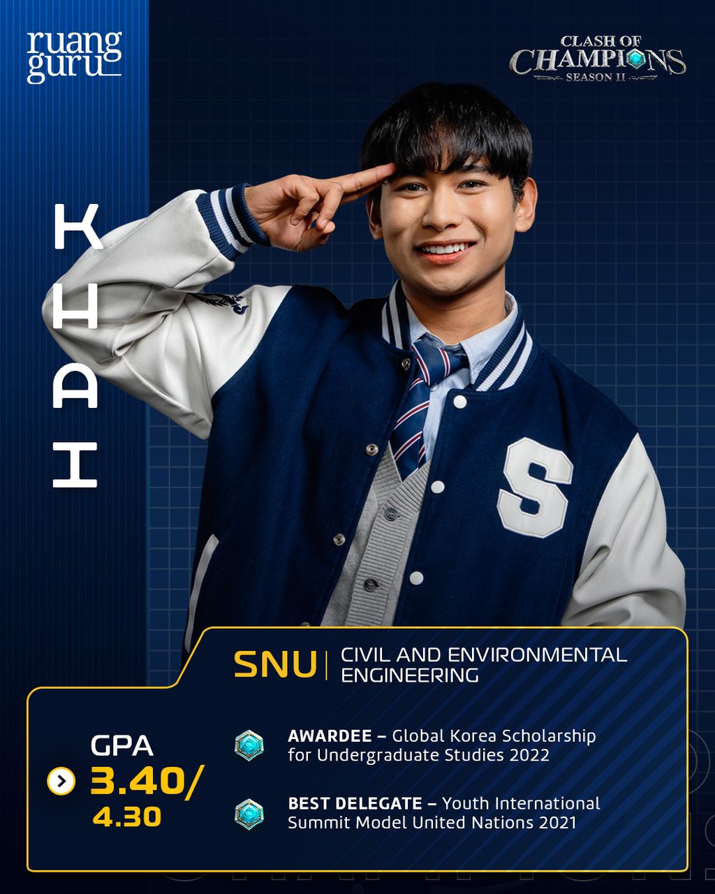 Profil Khai - Peserta Clash of Champions
