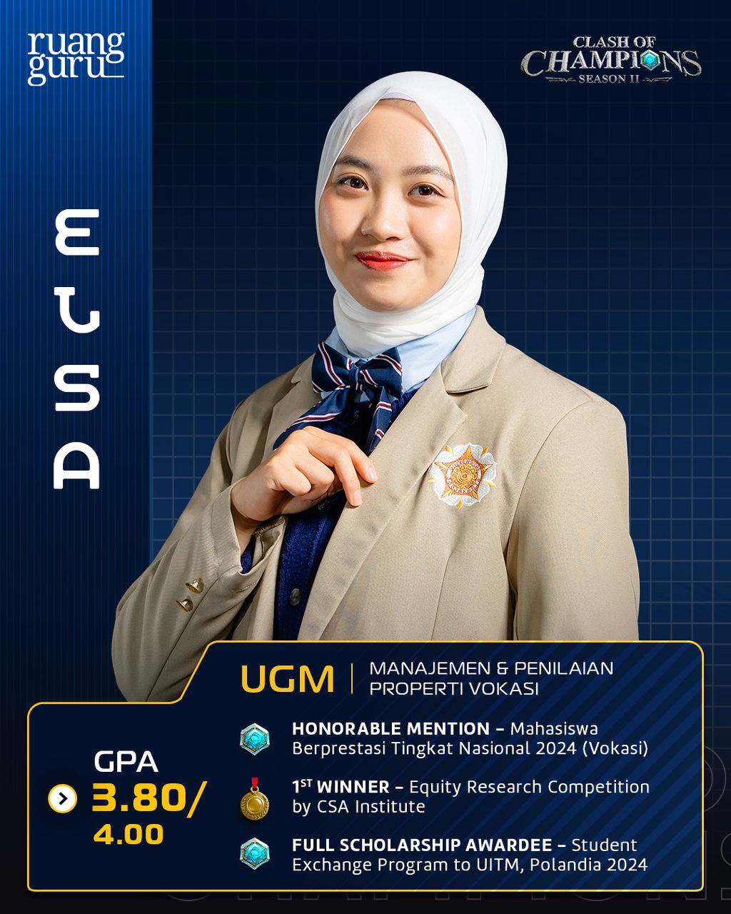 Profil Elsa - Peserta Clash of Champions
