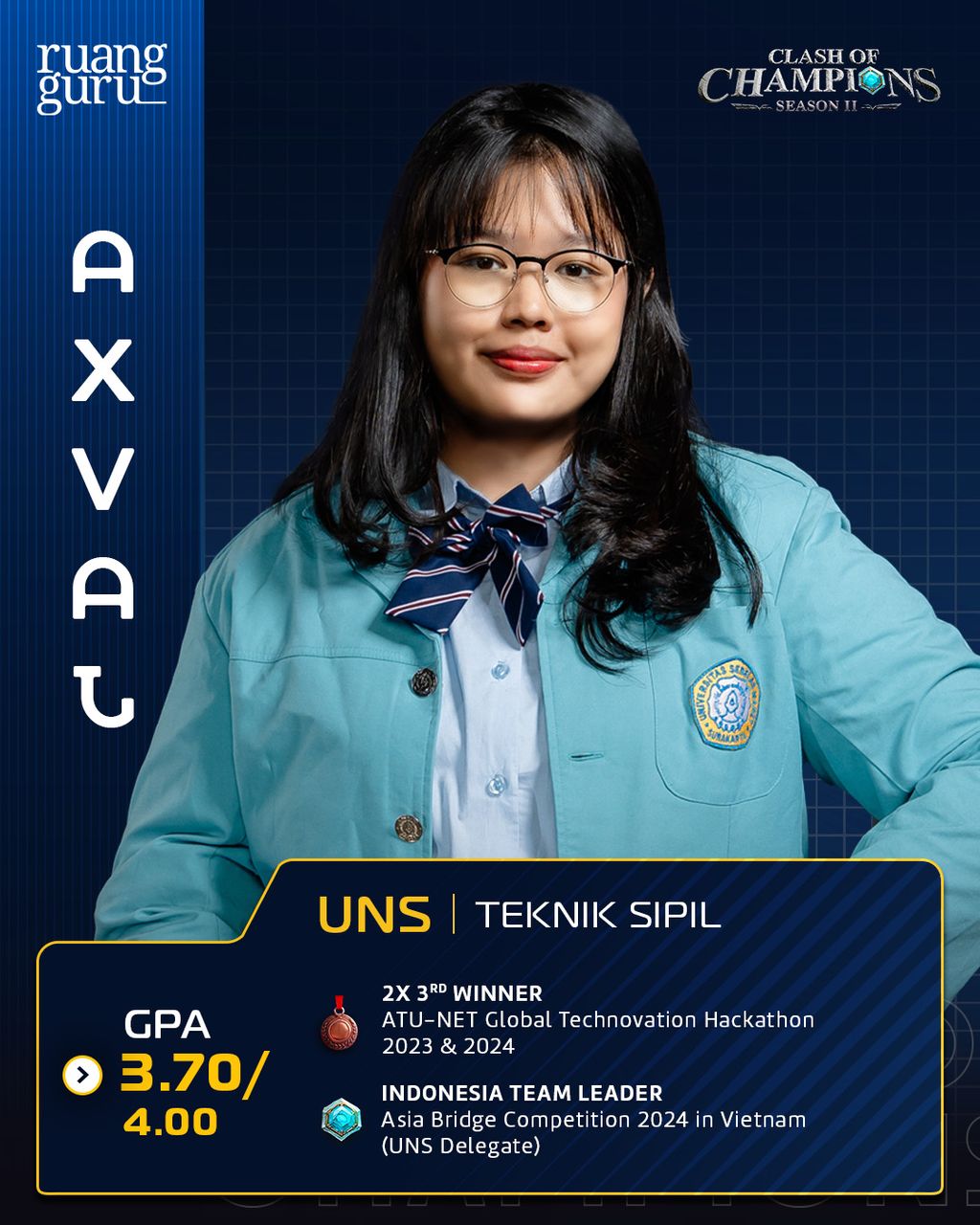 Profil Axval - peserta coc season 2