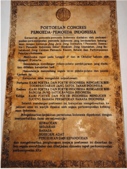 teks asli sumpah pemuda