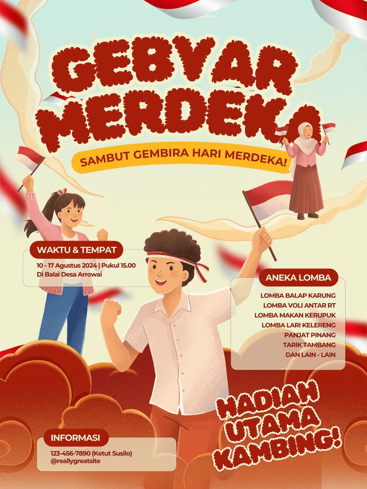 contoh poster kegiatan