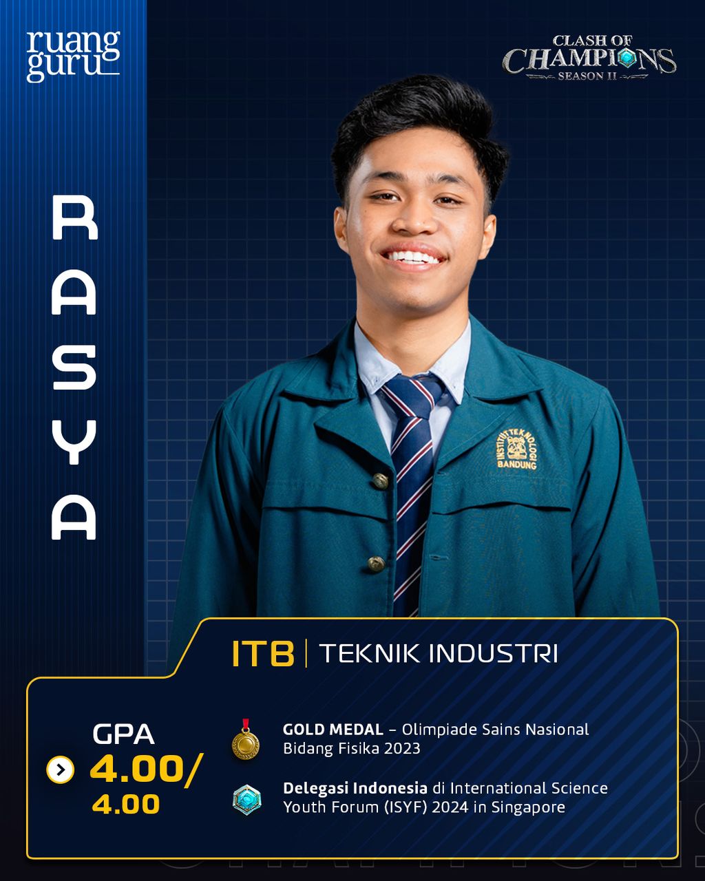 profil Rasya - peserta coc season 2