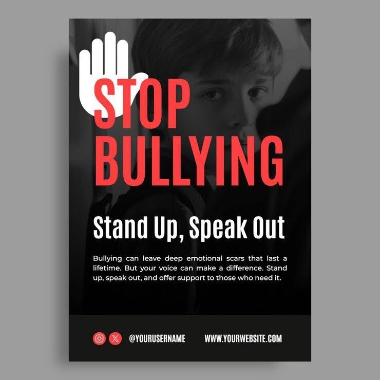 Contoh Poster Stop Bullying