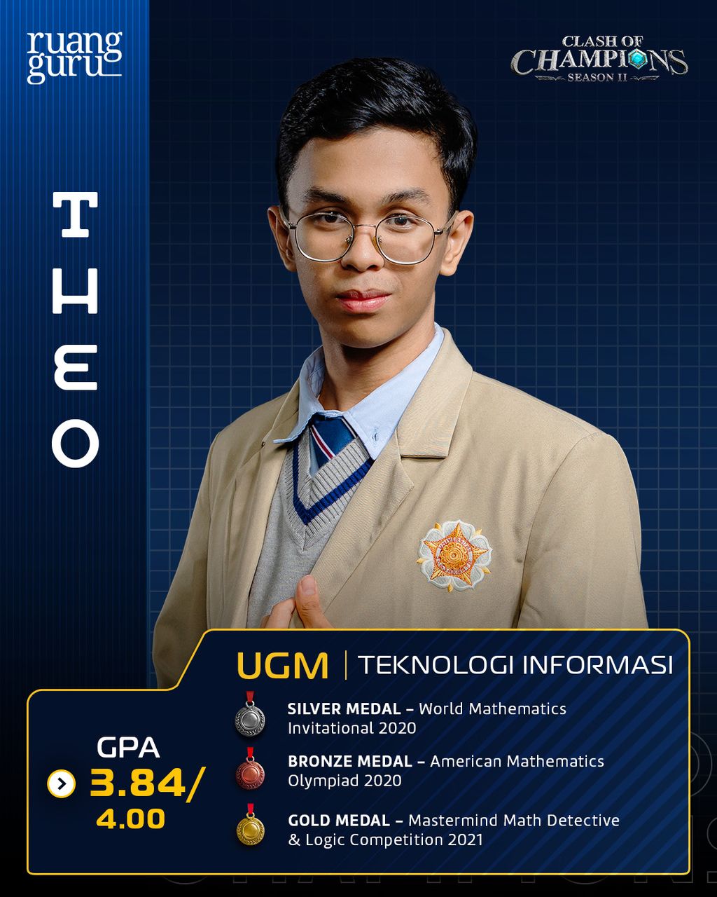 Profil Theo - Peserta Clash of Champions