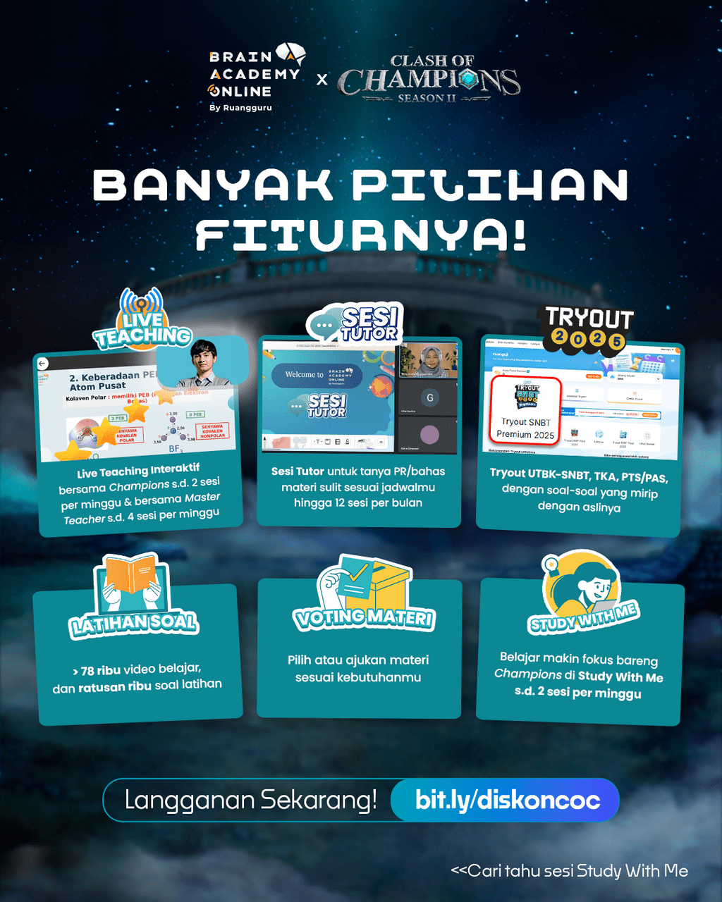 fitur brain academy online champions