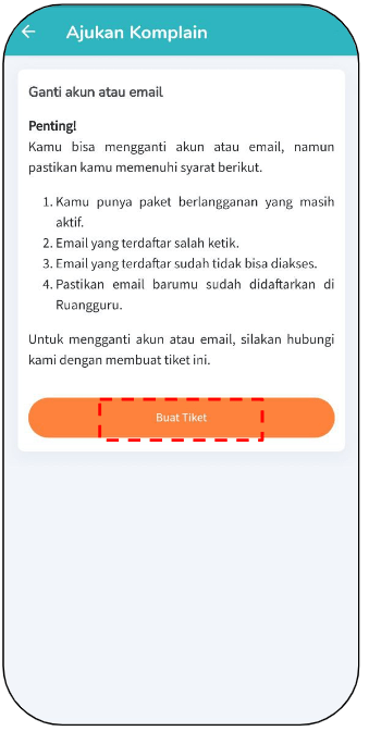 Screenshot Buat Tiket
