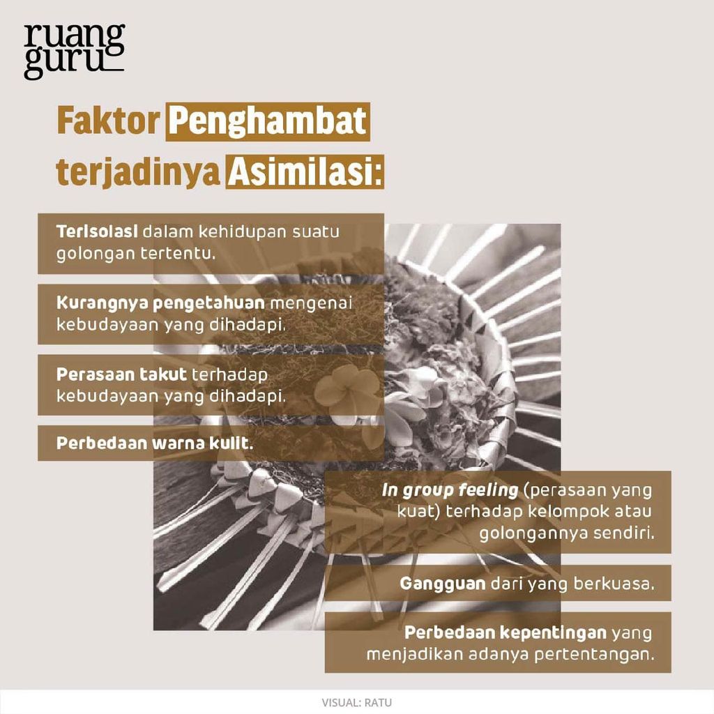 Faktor Penghambat Asimilasi