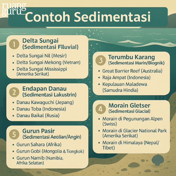 Contoh Sedimentasi