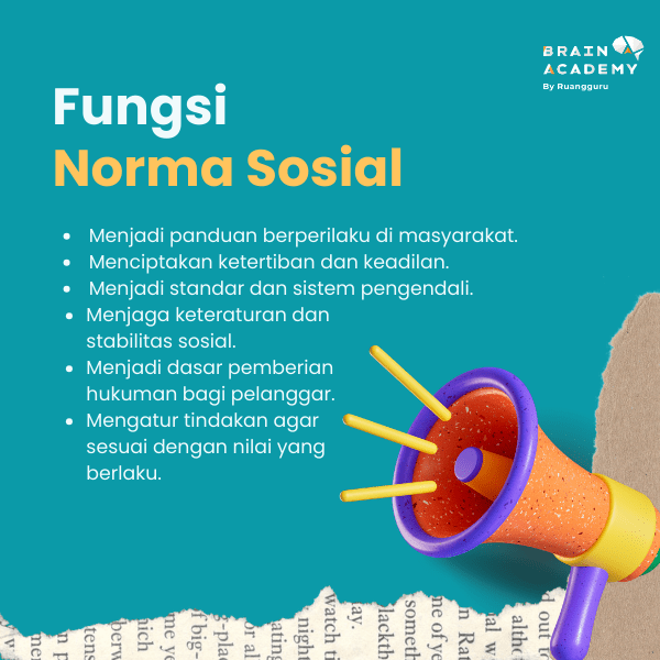 fungsi norma sosial