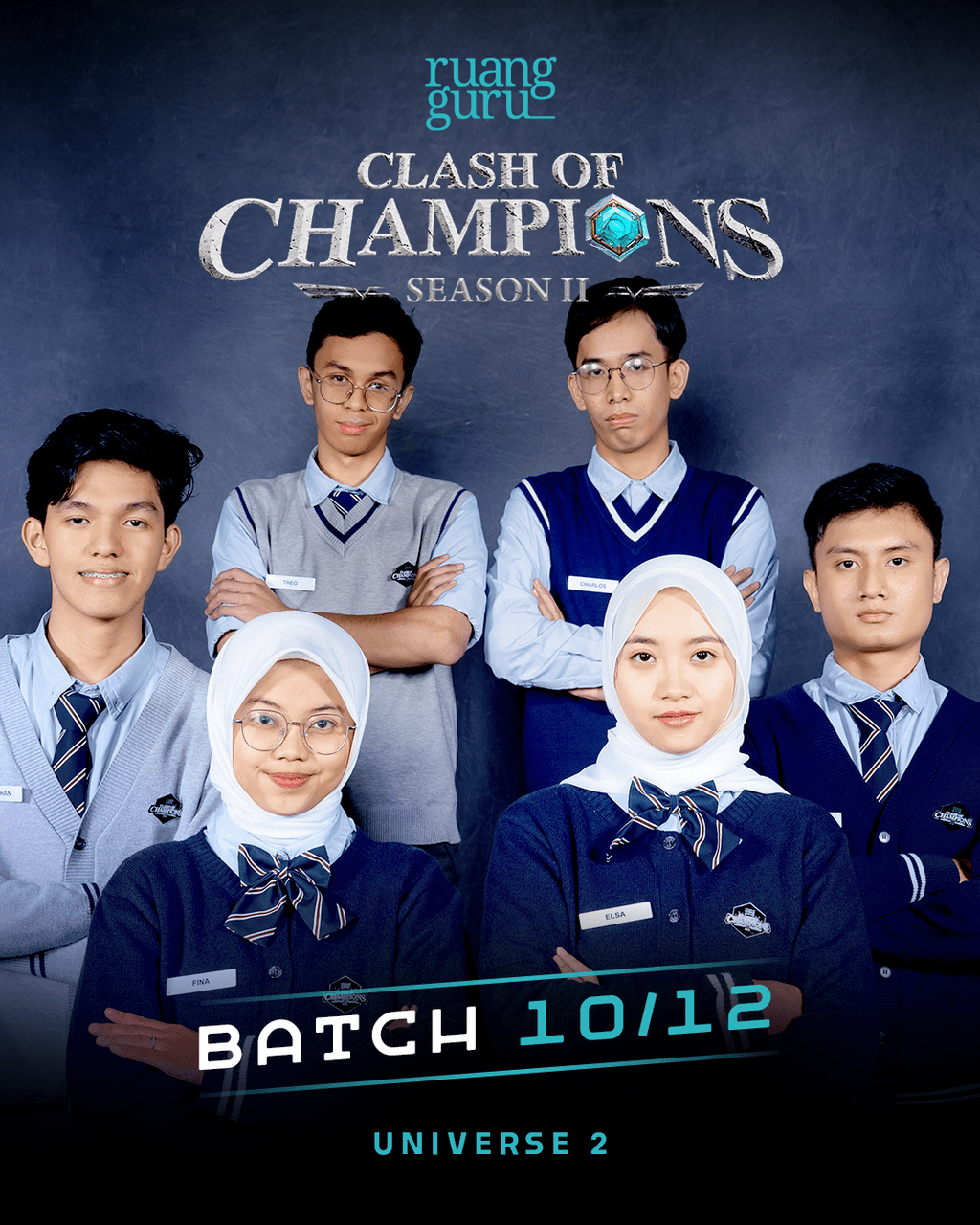 profil peserta clash of champions season 2 batch 10