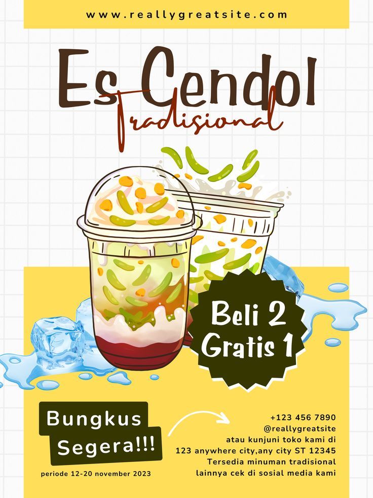 contoh poster niaga