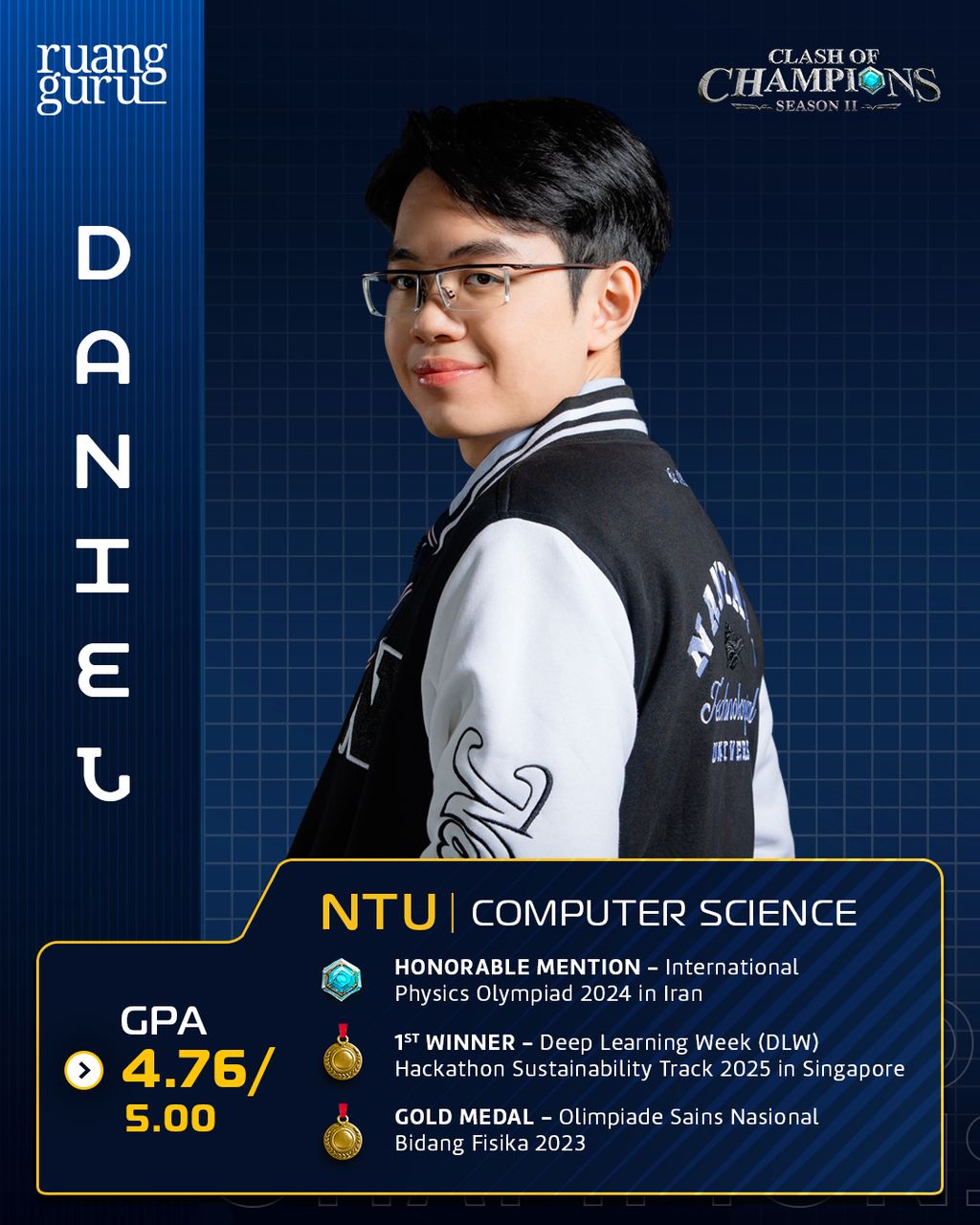 Profil Daniel - Peserta Clash of Champions