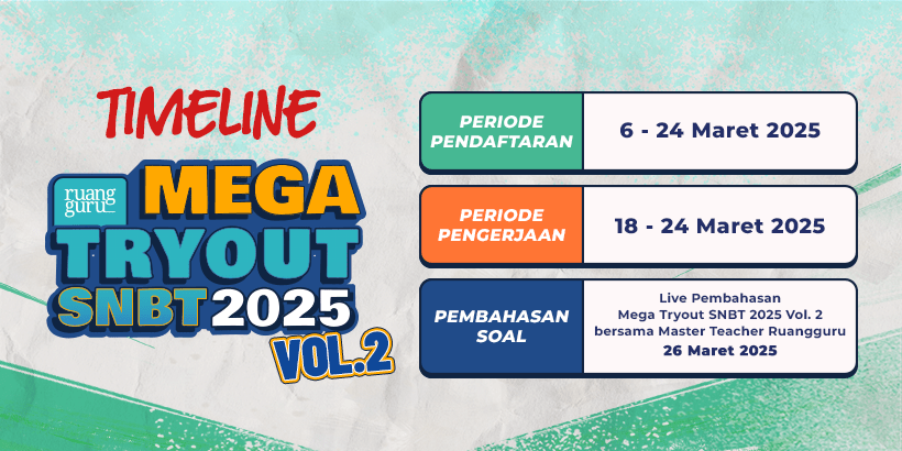 mega tryout snbt ruangguru vol.2