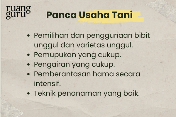 Panca Usaha Tani