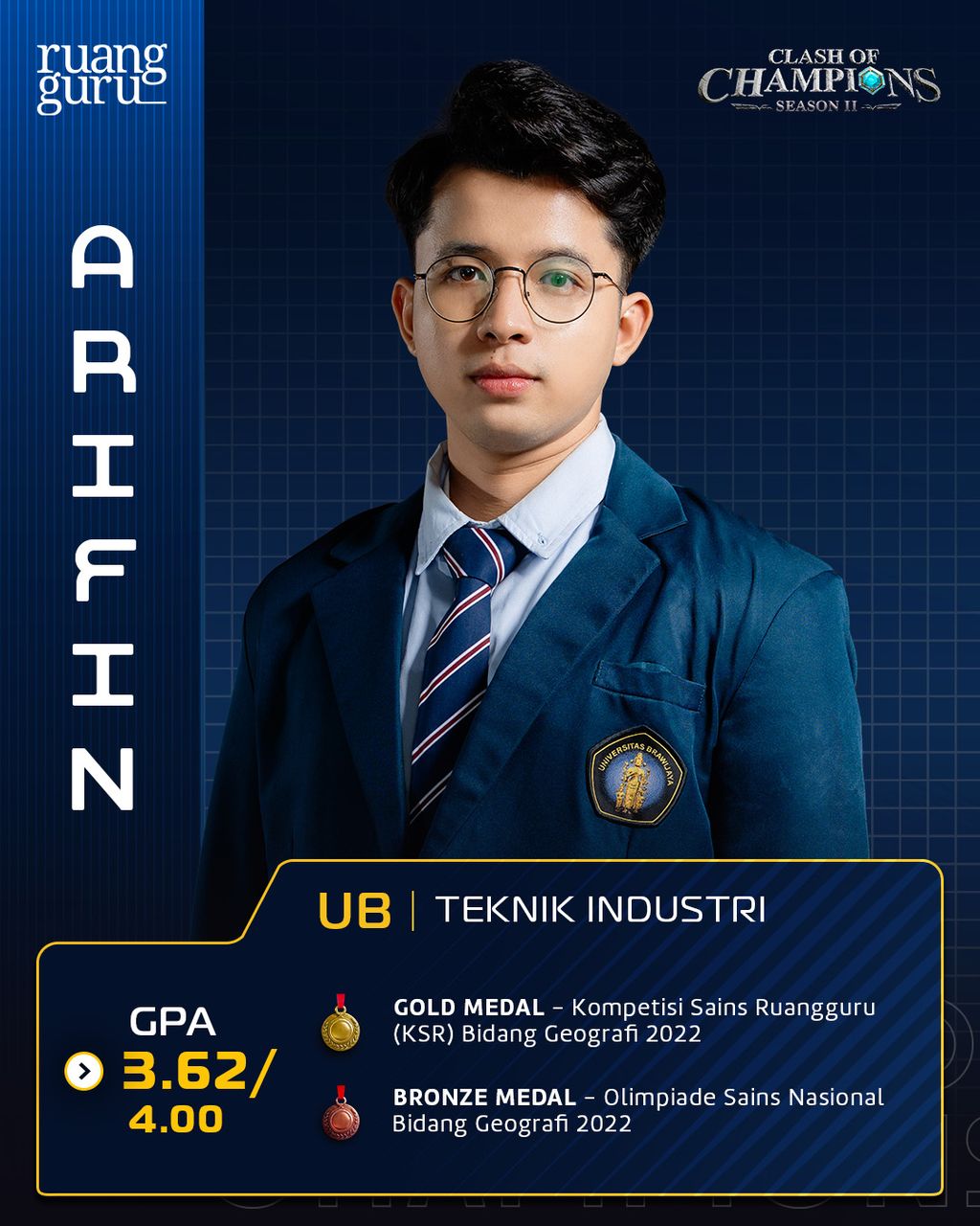 profil Arifin - peserta coc season 2