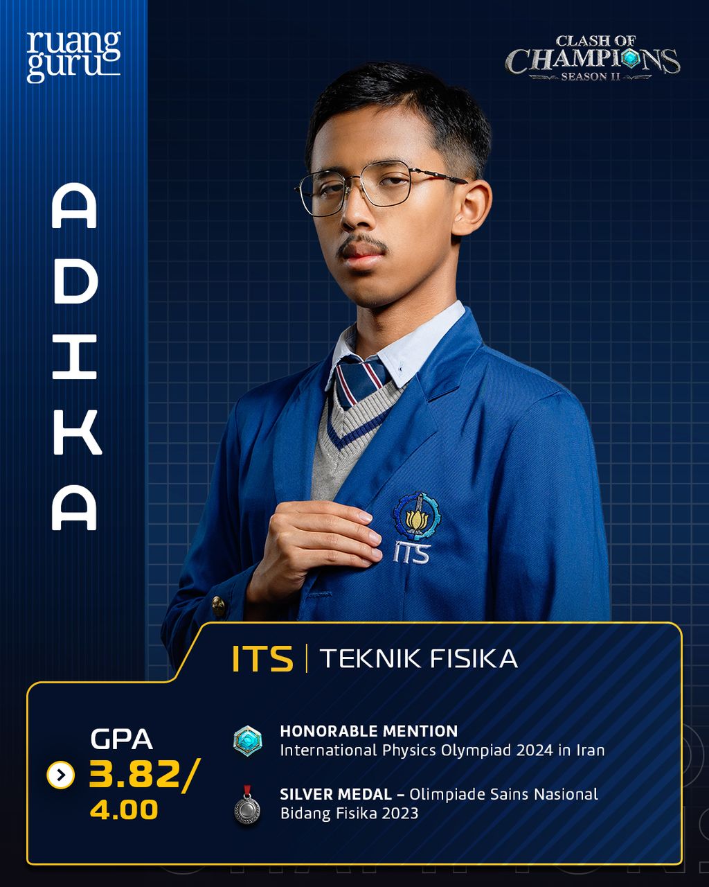 profil Adika - peserta coc season 2