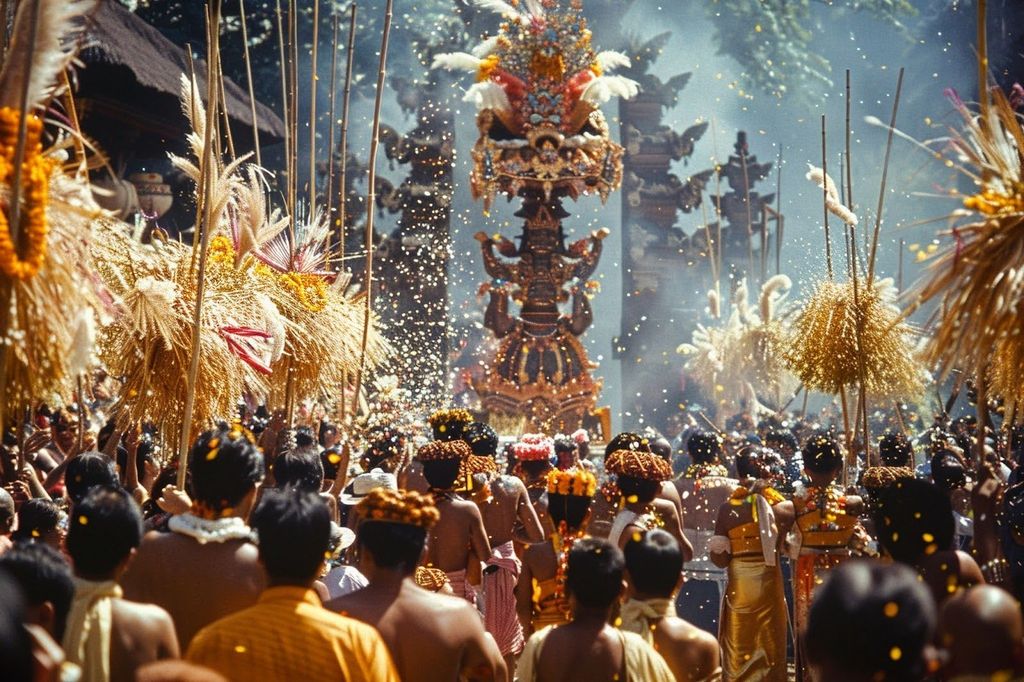 suasana nyepi di bali