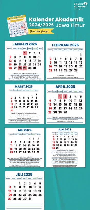 Kalender Pendidikan Jawa Timur 2025