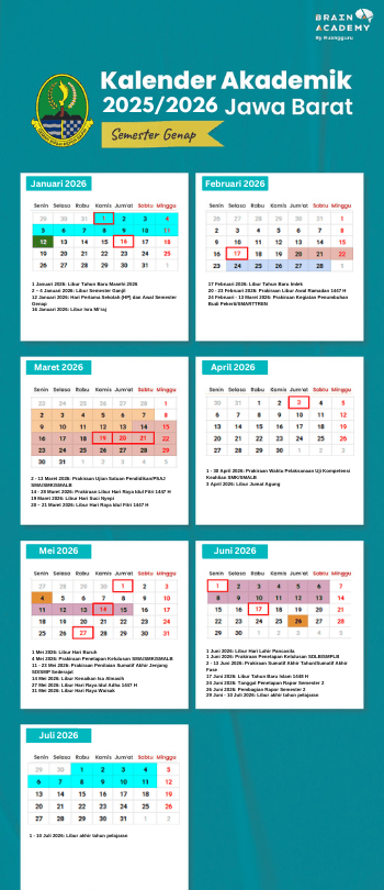 kalender pendidikan semester genap jawa barat