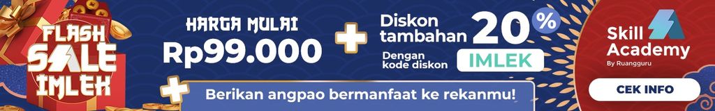 Banner Flash Sale Imlek Skill Academy