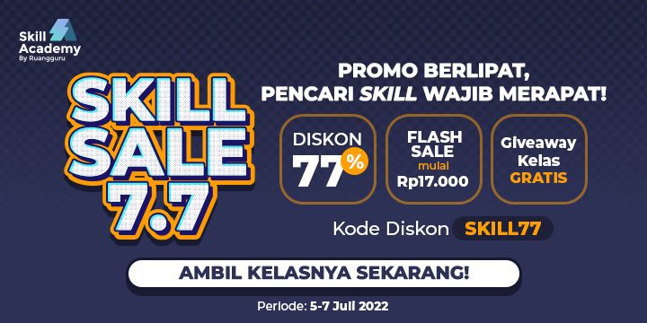 Banner Skill Sale 7.7